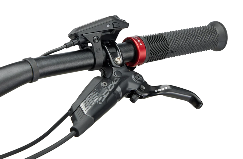 Whyte E-180 S Mx  Electric Mountain Bike 2023 in Matt Black with Chilli Grey-5